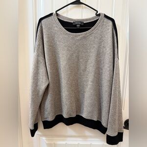 Karen Kane Two Tone Ribbed Sweater